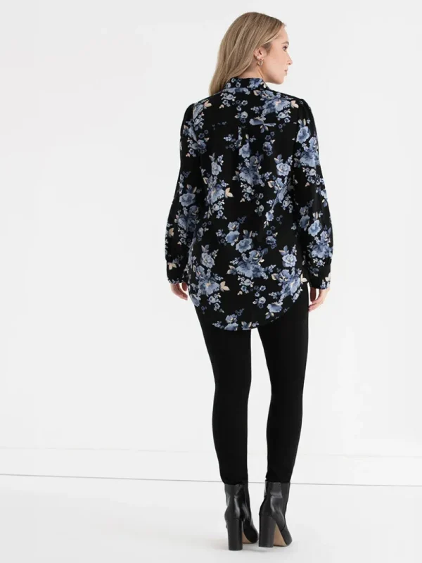 Ricki's Tees & Tanks*Longer Length Collared Blouse