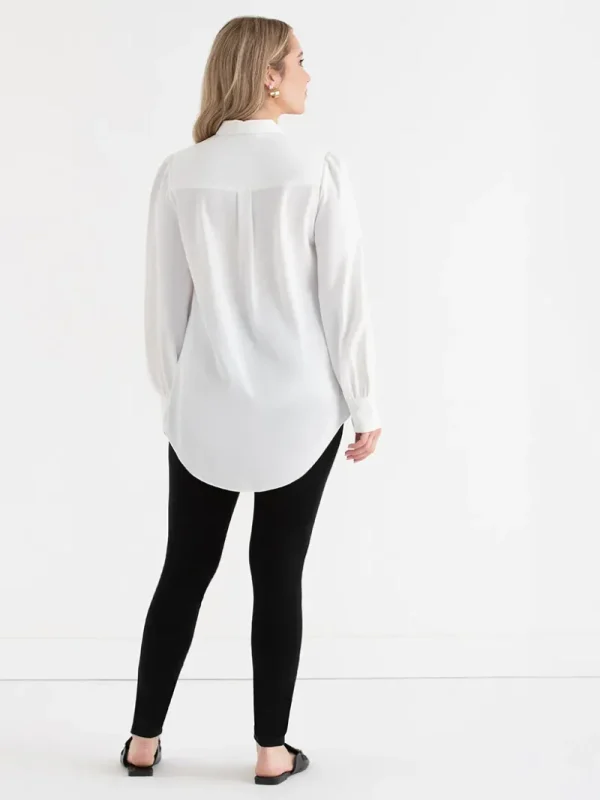 Ricki's Tees & Tanks*Longer Length Collared Blouse