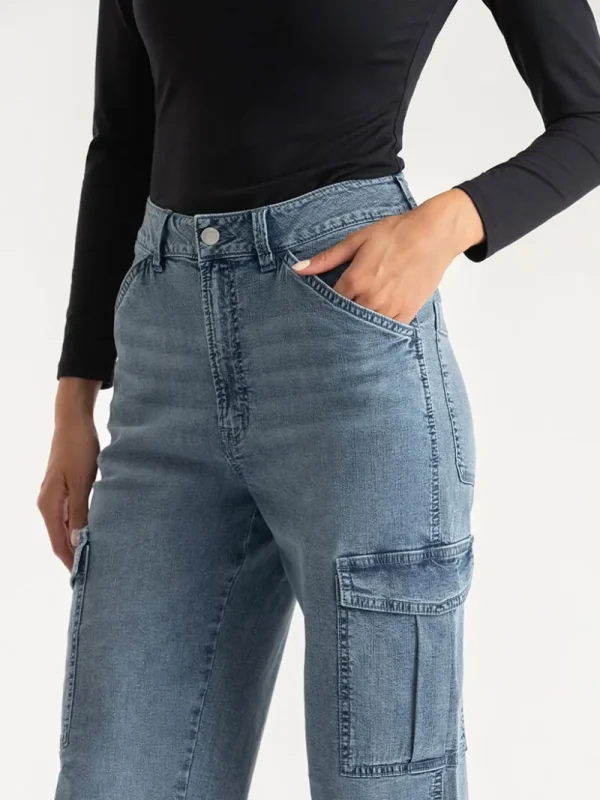 Ricki's Jeans*Lucy Loose Straight Cargo Jeans