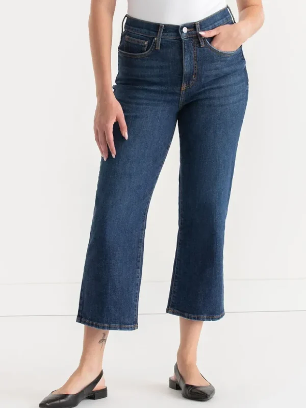 Ricki's Jeans*Lucy Straight Leg Cropped Jeans