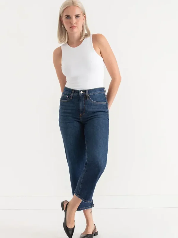 Ricki's Jeans*Lucy Straight Leg Cropped Jeans