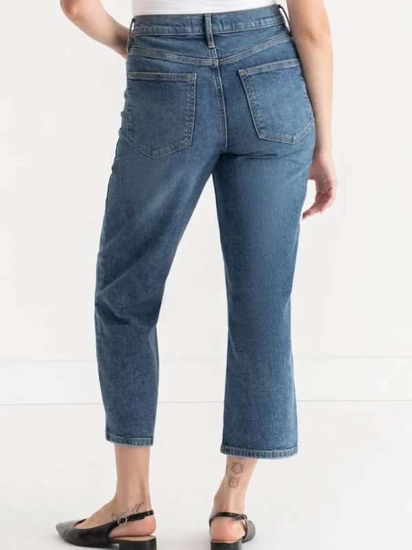 Ricki's Jeans*Lucy Straight Leg Cropped Jeans