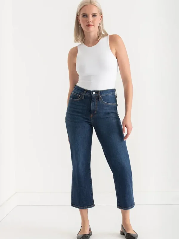 Ricki's Jeans*Lucy Straight Leg Cropped Jeans