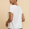 Ricki's Shirts & Blouses*Lydia Short Sleeve Back-Button Blouse