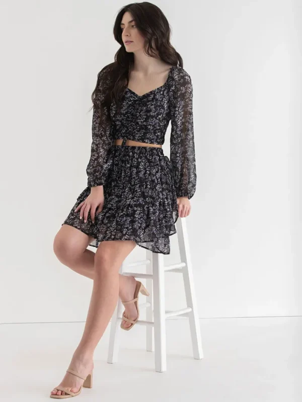 Ricki's Skirts & Shorts*Mini Chiffon Ruffle Skirt