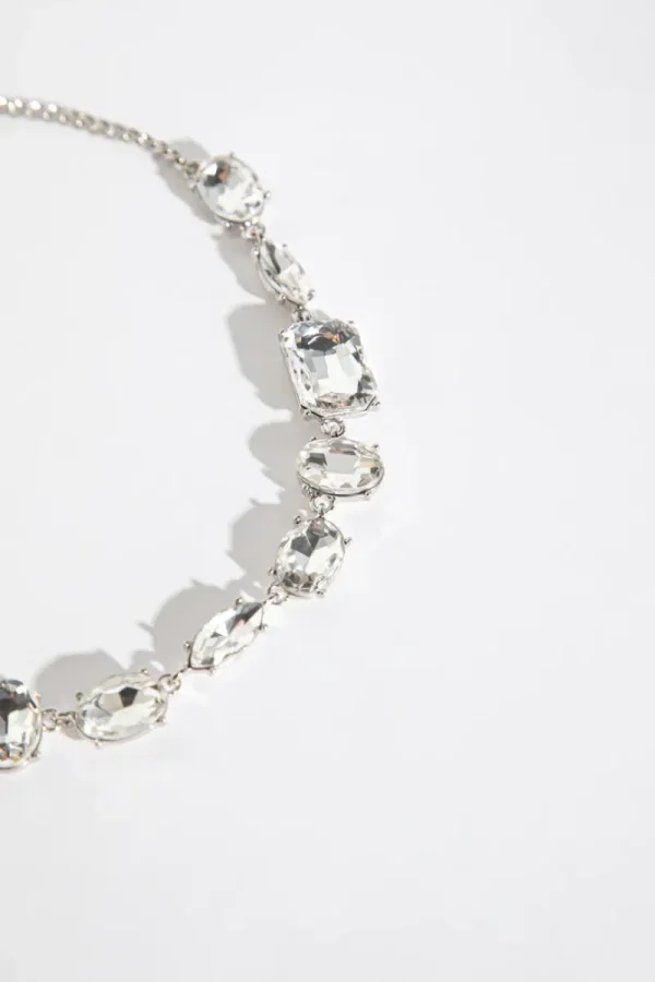 Ricki's Necklaces*Mixed Shape Glass Stone Necklace