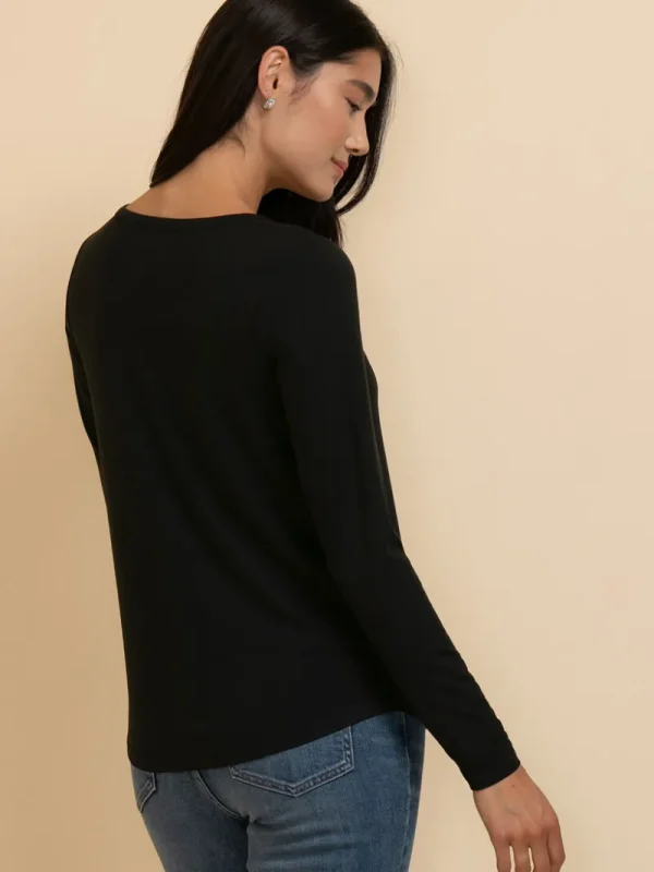 Ricki's Tees & Tanks*Modal Long Sleeve Scoop Neck Top