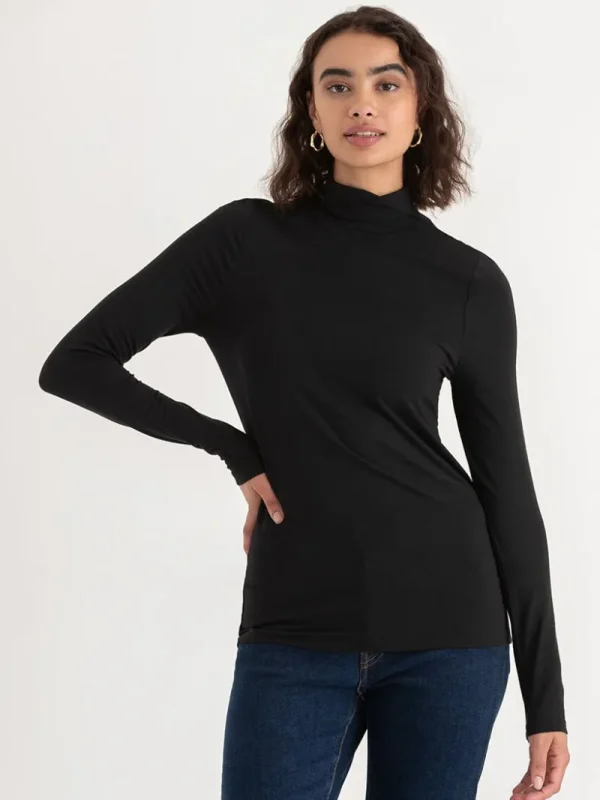Ricki's Shirts & Blouses*Modal Long Sleeve Turtleneck Shirt