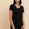 Ricki's Tees & Tanks*Modal Short Sleeve Scoop Neck Top