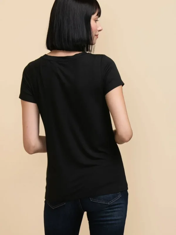 Ricki's Tees & Tanks*Modal Short Sleeve Scoop Neck Top