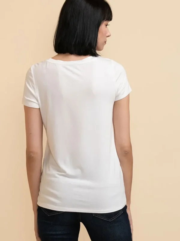 Ricki's Tees & Tanks*Modal Short Sleeve Scoop Neck Top