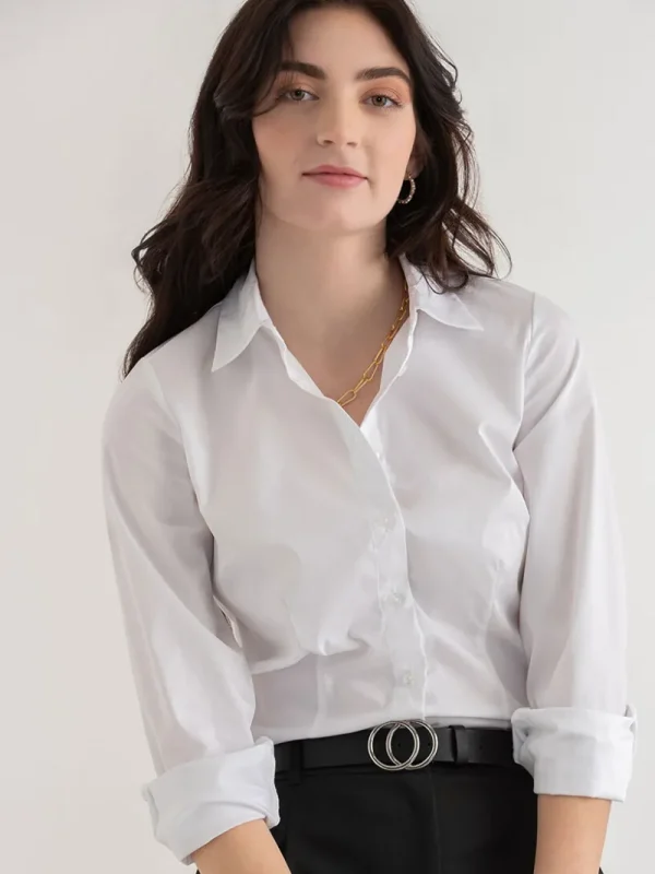 Ricki's Shirts & Blouses*New Talia Fitted Collared Shirt