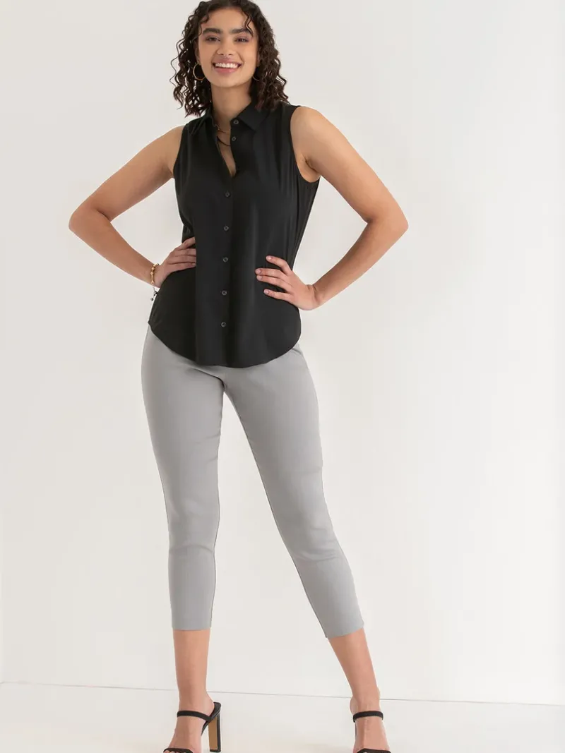 nicole_sleeveless_collare_3-2.webp Ricki's Shirts & Blouses*Nicole Sleeveless Collared Shirt