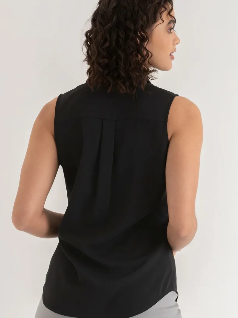 nicole_sleeveless_collare_4-2.webp Ricki's Shirts & Blouses*Nicole Sleeveless Collared Shirt