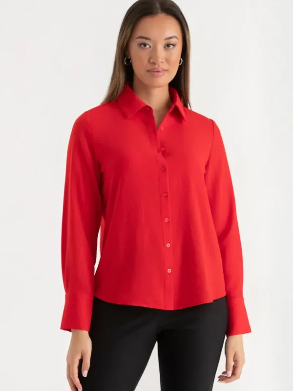 Ricki's Shirts & Blouses*Nicole Textured Button-Down Shirt