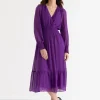 Ricki's Maxi & Midi Dresses*Nova Smocked Midi Dress in Chiffon