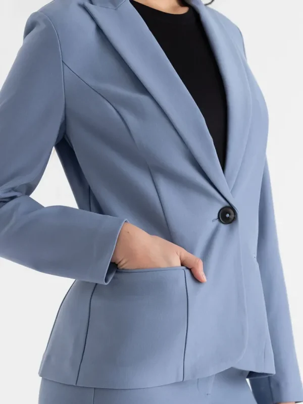 Ricki's Blazers*Oxford Classic Suit Blazer in Luxe Ponte