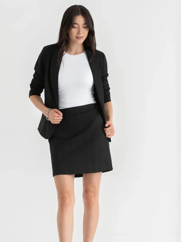 Ricki's Blazers*Oxford Classic Suit Blazer in Luxe Ponte