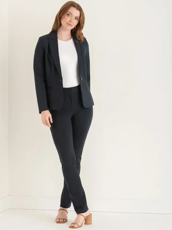 Ricki's Blazers*Oxford Classic Suit Blazer in Luxe Ponte