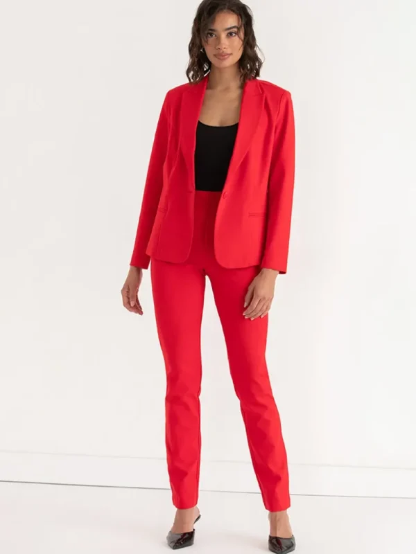 Ricki's Blazers*Oxford Classic Suit Blazer in Luxe Ponte