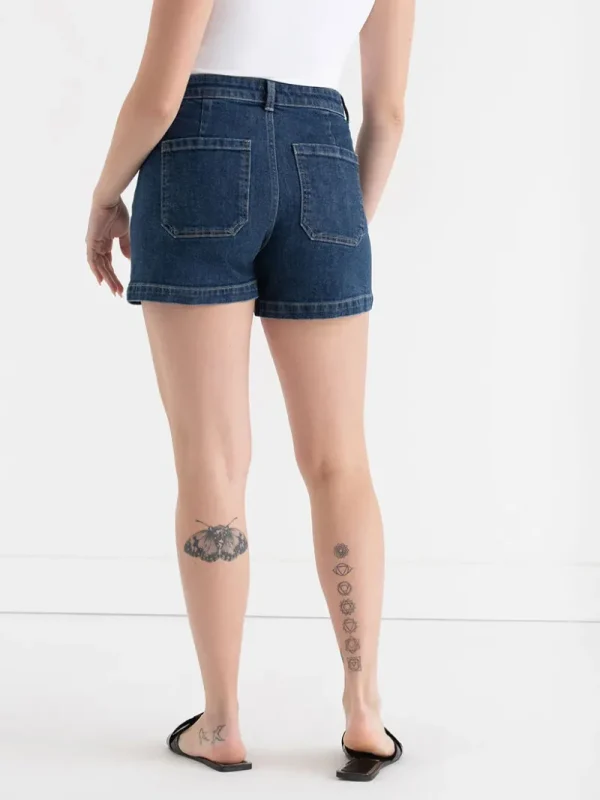 Ricki's Skirts & Shorts*Patch Pocket Jean Shorts