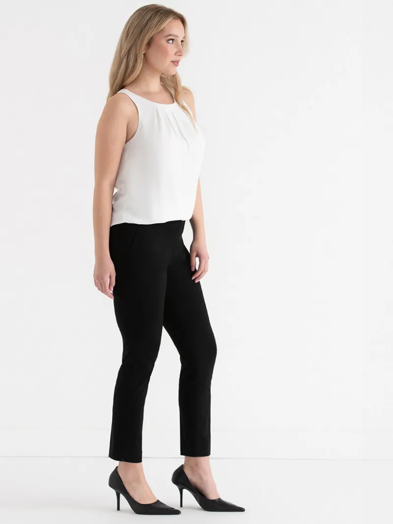 paulina_pleat_neck_sleeve_1-3.webp Ricki's Shirts & Blouses*Paulina Pleat Neck Sleeveless Blouse