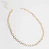 Ricki's Necklaces*Pave Chain-Link Necklace