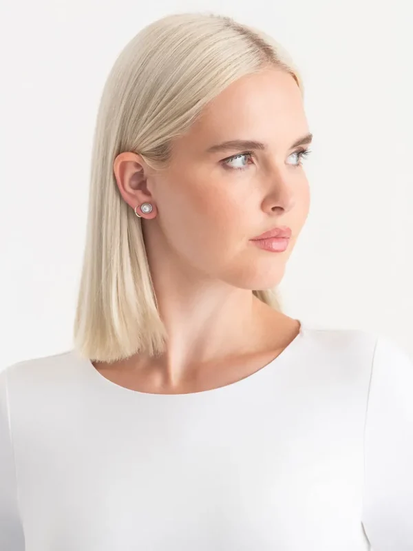 Ricki's Earrings*Pearl & Metal Earring Trio Set