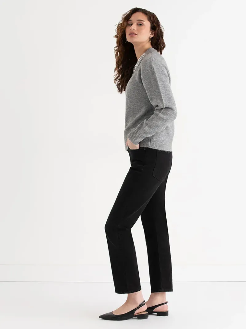 pearl_collar_pullover_swe_4-2.webp Ricki's Sweaters & Cardigans*Pearl Collar Pullover Sweater