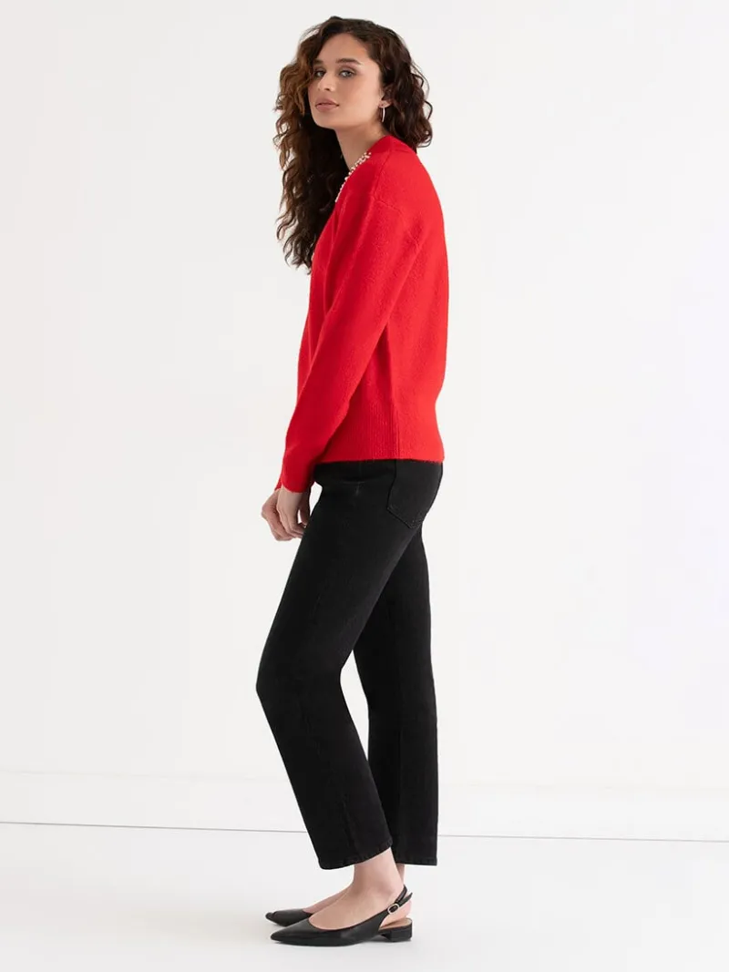 pearl_collar_pullover_swe_5-1.webp Ricki's Sweaters & Cardigans*Pearl Collar Pullover Sweater