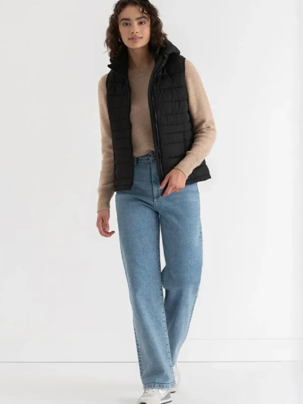 Ricki's Coats & Jackets*Peyton Packable Vest with Removable Hood