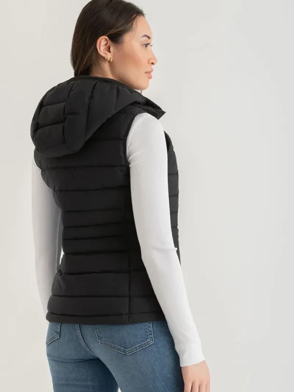 Ricki's Coats & Jackets*Peyton Packable Vest with Removable Hood