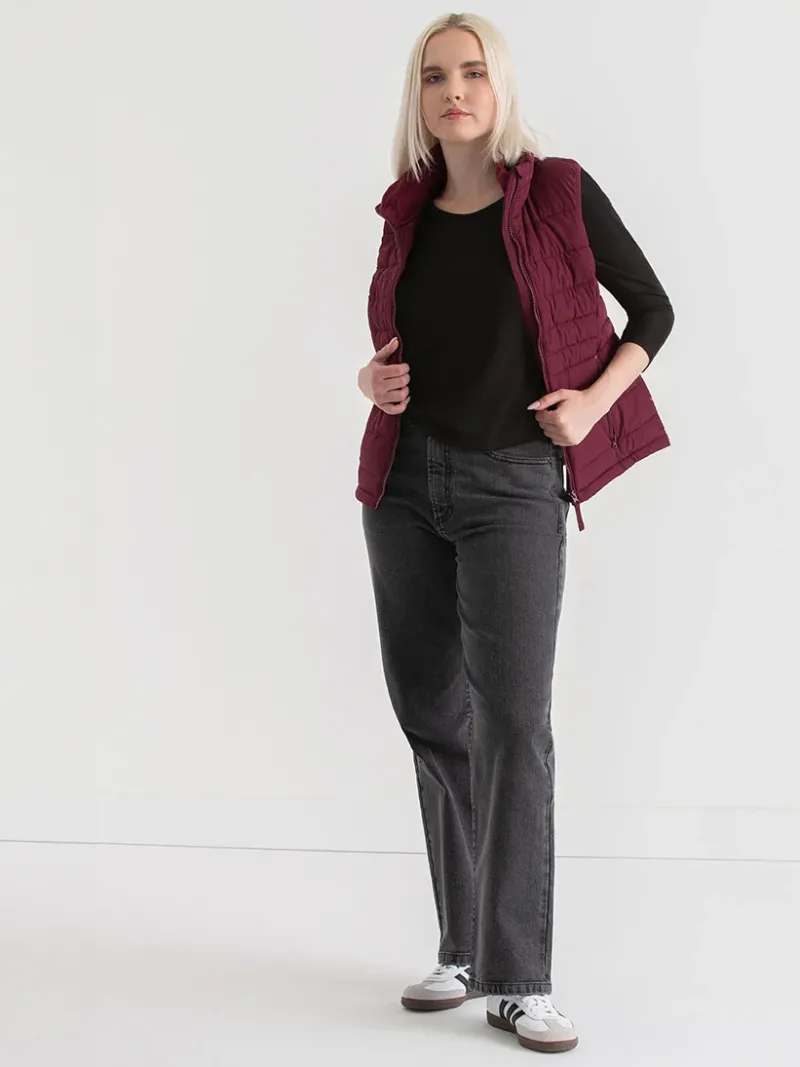 peyton_packable_vest_with_4-1.webp Ricki's Coats & Jackets*Peyton Packable Vest with Removable Hood