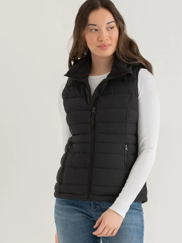 Ricki's Coats & Jackets*Peyton Packable Vest with Removable Hood