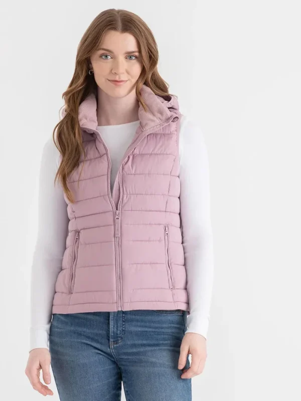 Ricki's Coats & Jackets*Peyton Packable Vest with Removable Hood