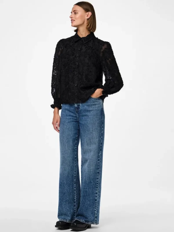 Ricki's Shirts & Blouses*Pina Collar Shirt | PIECES