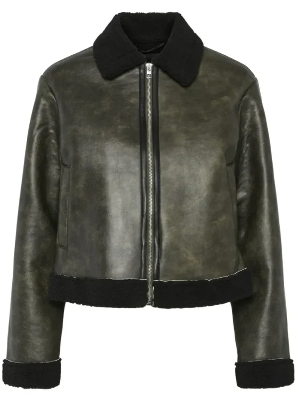 Ricki's Coats & Jackets*Pippi Short Faux Leather Jacket | PIECES