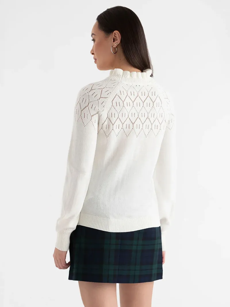 pointelle_ruffle_sweater_3-1.webp Ricki's Sweaters & Cardigans*Pointelle Ruffle Sweater