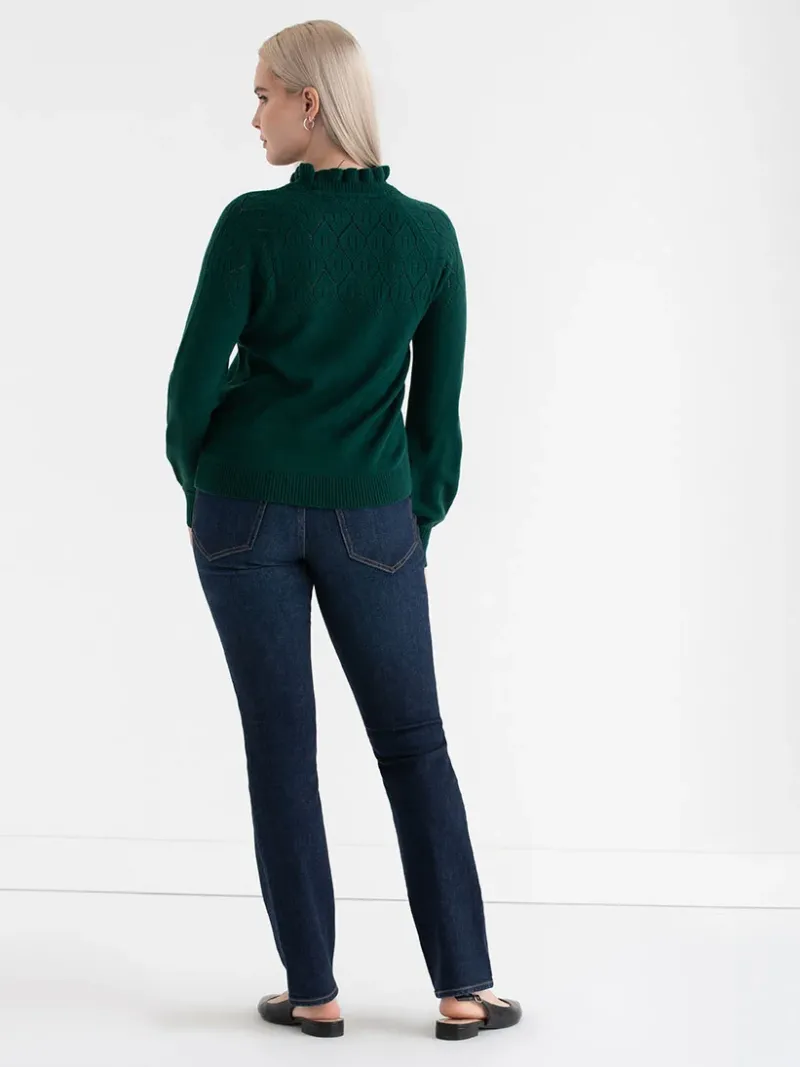 pointelle_ruffle_sweater_3-2.webp Ricki's Sweaters & Cardigans*Pointelle Ruffle Sweater