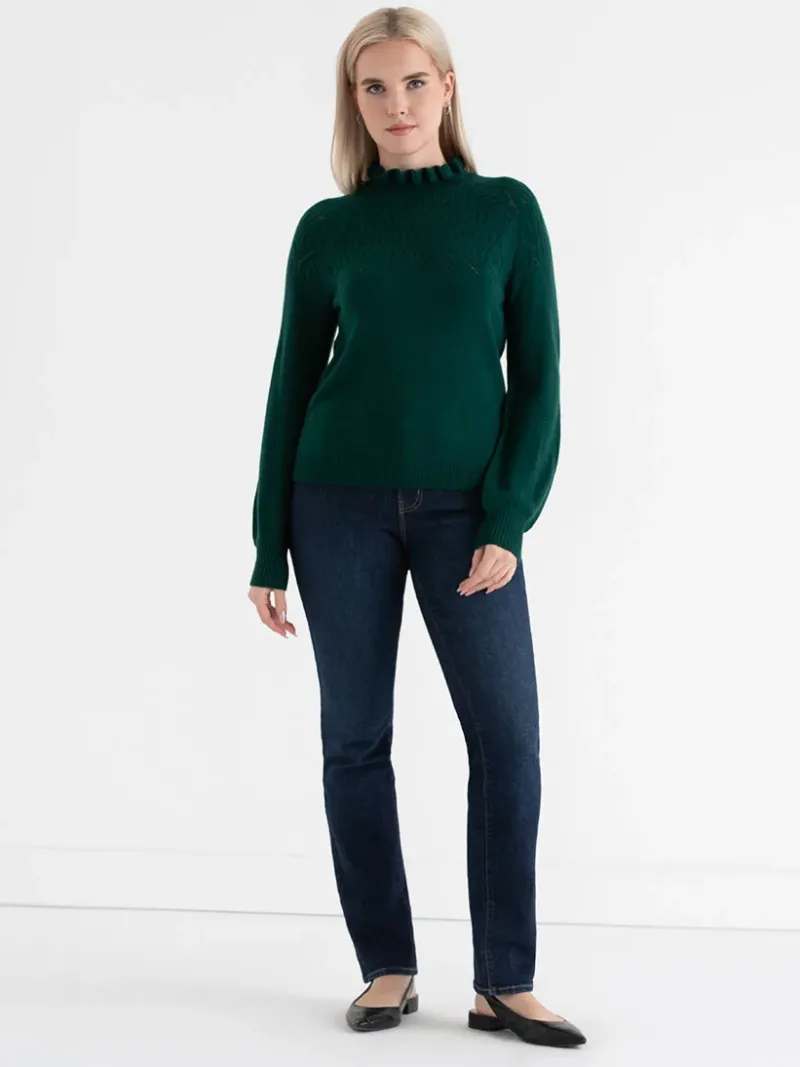 pointelle_ruffle_sweater_4-2.webp Ricki's Sweaters & Cardigans*Pointelle Ruffle Sweater