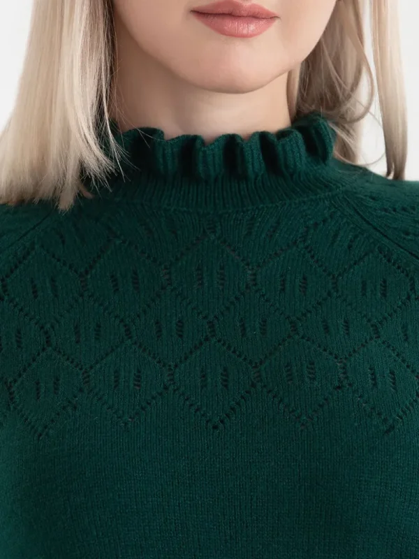 Ricki's Sweaters & Cardigans*Pointelle Ruffle Sweater