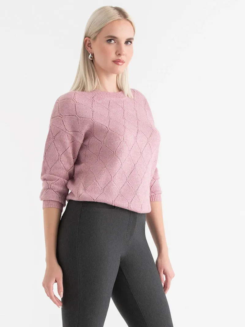 pointelle_shimmer_pullove_0-2.webp Ricki's Sweaters & Cardigans*Pointelle Shimmer Pullover Sweater