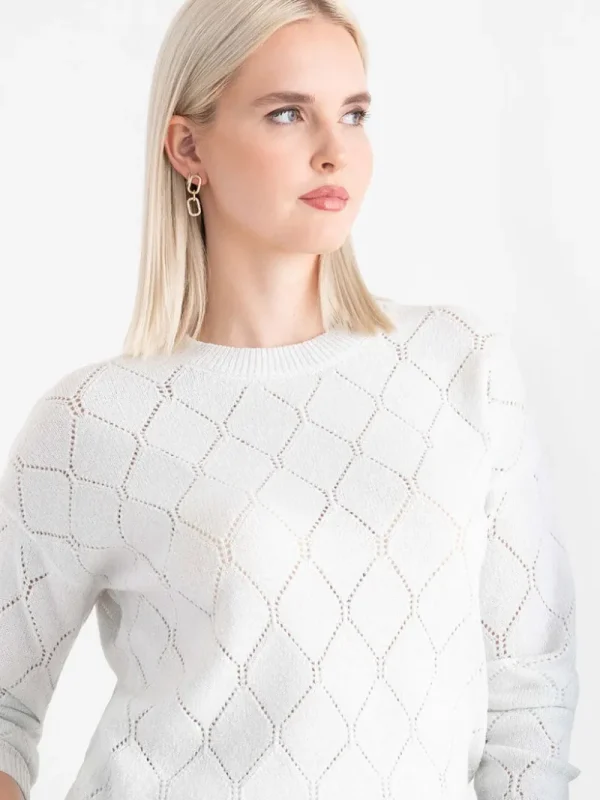 Ricki's Sweaters & Cardigans*Pointelle Shimmer Pullover Sweater