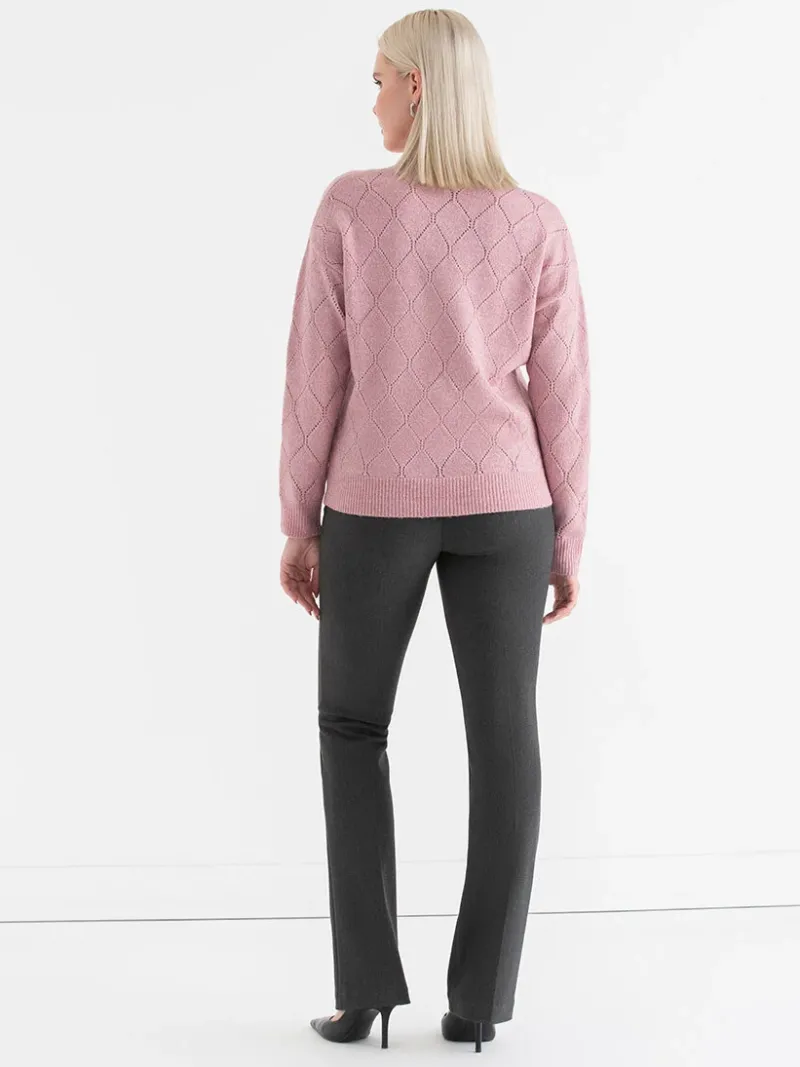 pointelle_shimmer_pullove_3-2.webp Ricki's Sweaters & Cardigans*Pointelle Shimmer Pullover Sweater