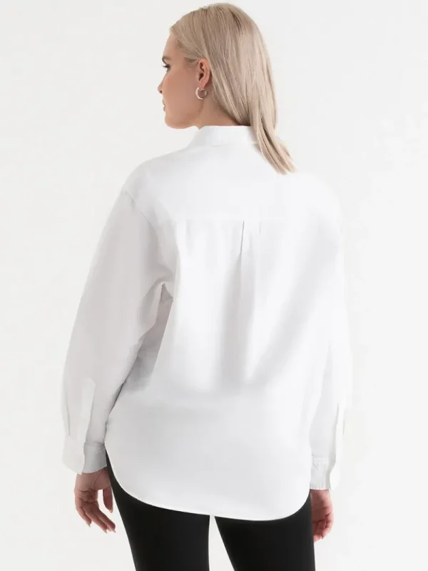 Ricki's Shirts & Blouses*Relaxed Fit Cotton Oxford Shirt