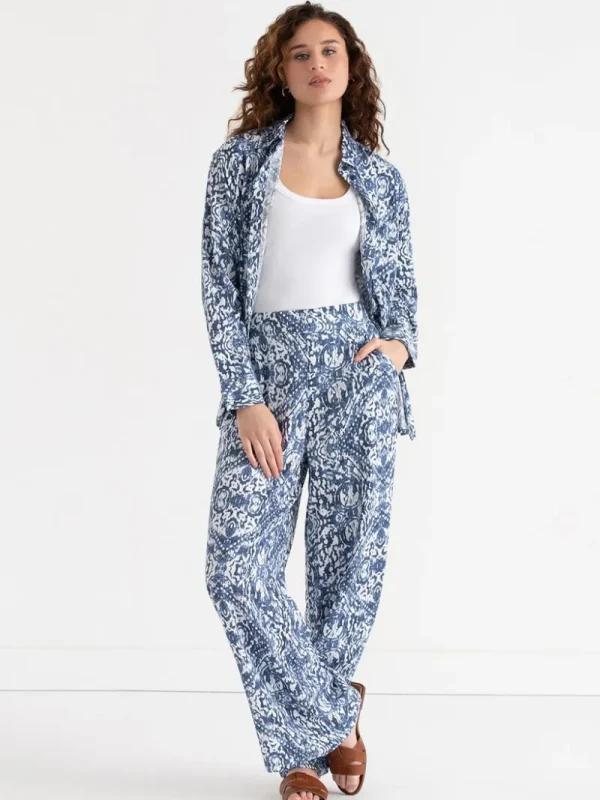 Ricki's Shirts & Blouses*Relaxed Fit Linen Button-Up Shirt