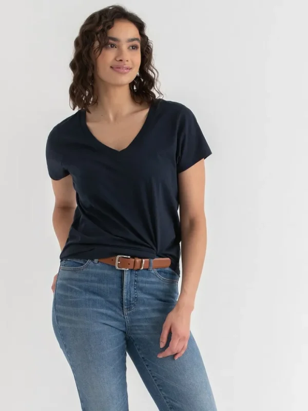 Ricki's Tees & Tanks*Relaxed V-Neck Tee