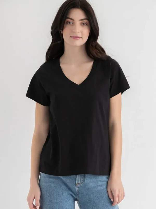 Ricki's Tees & Tanks*Relaxed V-Neck Tee