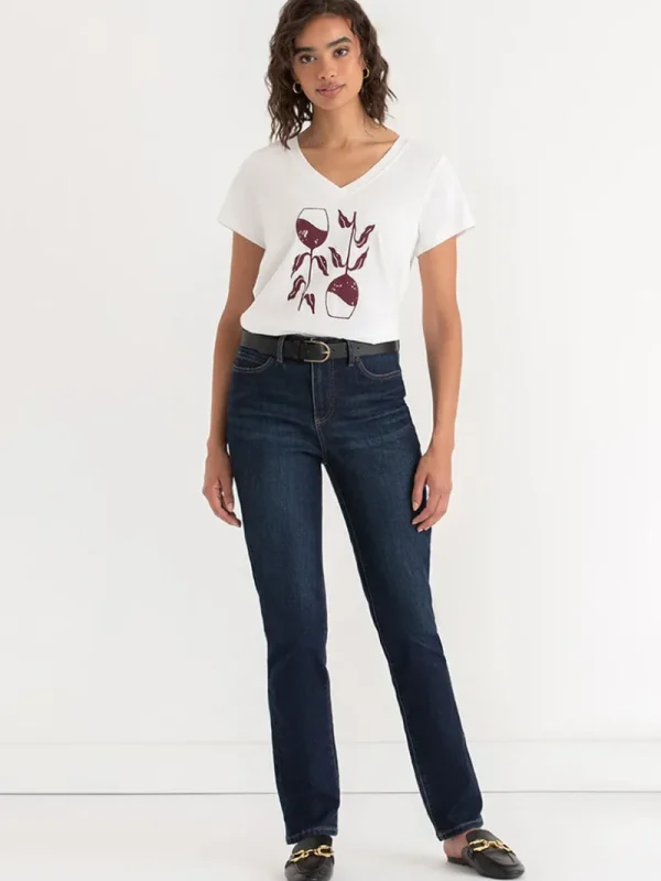 Ricki's Tees & Tanks*Relaxed V-Neck Tee