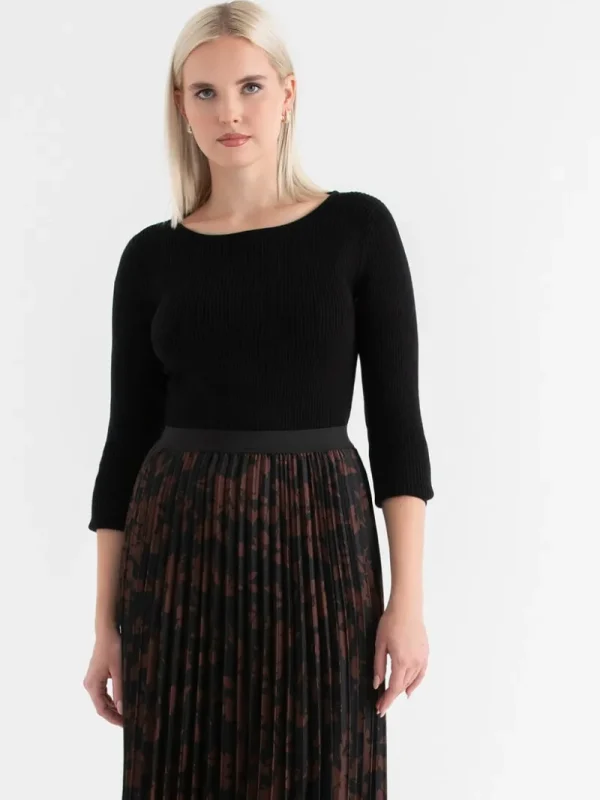 Ricki's Sweaters & Cardigans*Ribbed Boat Neck Sweater